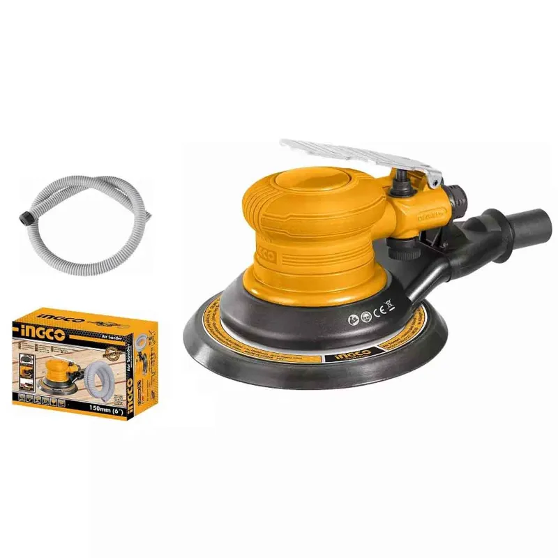 Ingco 6 Inch Air Sander, 10500 RPM Free Speed (APS1512)