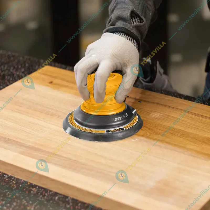 Ingco 6 Inch Air Sander, 10500 RPM Free Speed (APS1512)