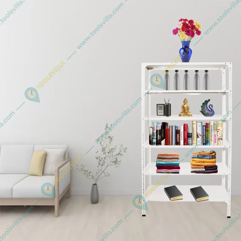 ALIJA 72 x 41 x 15 Inch 6 Shelves Multipurpose Rack With Accessories (22 Gauge Shelf 16 Gauge Angle)
