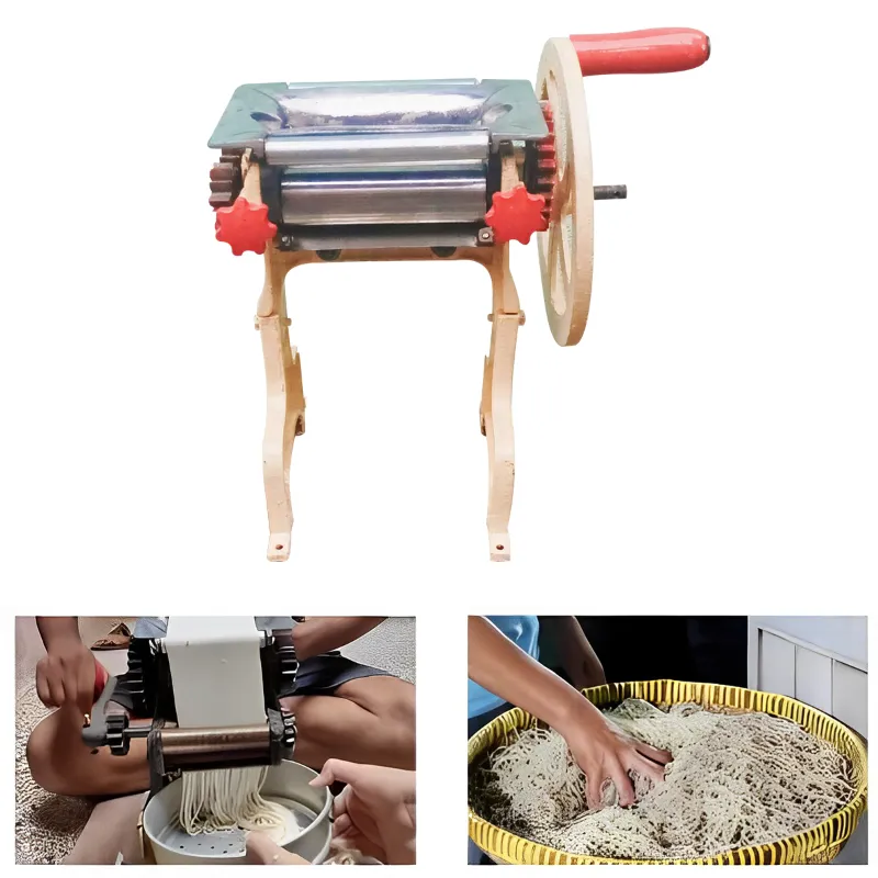 Premium Quality Hand Operated 6 inch Noodles Making Machine with Wheel 