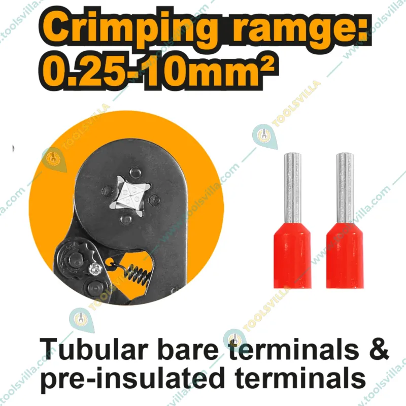 Ingco 6 Inch Ratchet Type Crimping Plier (HRCPG05210)