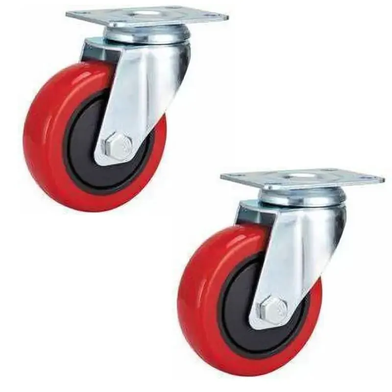 Prakash 6 Inch Swivel Type Medium Duty Castor Wheel (Pack Of 2)