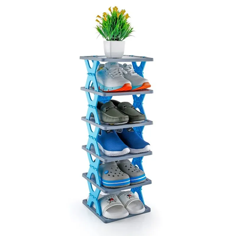 1pc Multifunctional Easy Assembling Shoe Rack With Multiple Layers