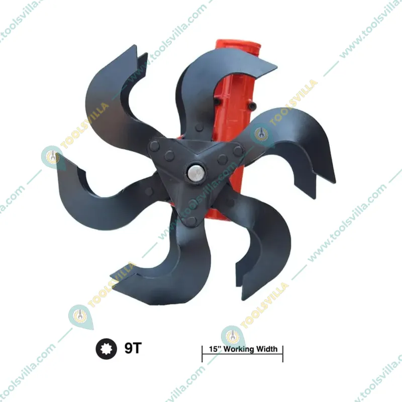 Heavy Duty 15 Inch Ditcher Attachment for Brush Cutter(Size-26 mm shaft )