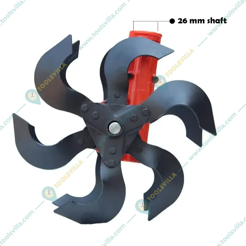 Heavy Duty 15 Inch Ditcher Attachment for Brush Cutter(Size-26 mm shaft )