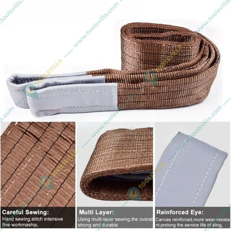 Polystud 6 Ton 3 Meter Polyester Material Web Sling, 150 mm Width