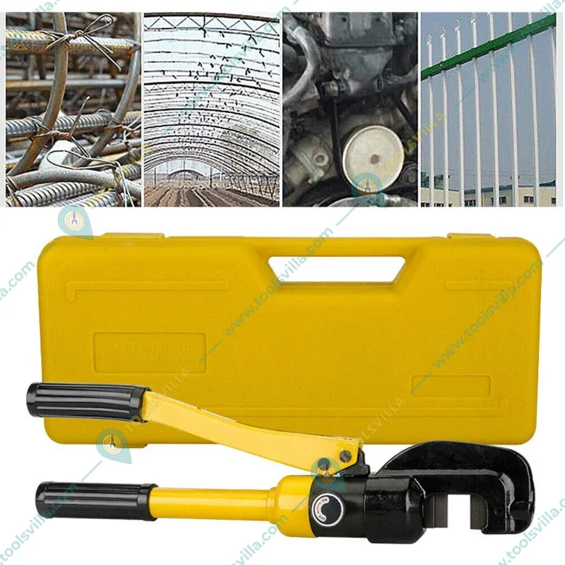 Nutronics 6 Ton 4-12 mm Steel Heavy Duty Bolt Chain Hydraulic Rebar Cutter (SC-12)