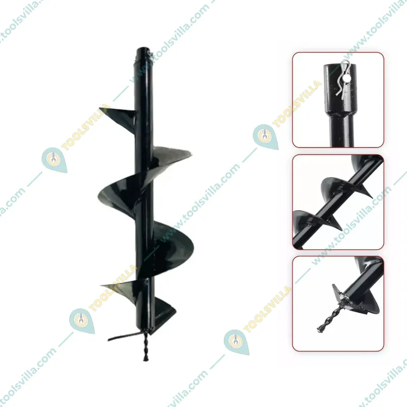 RBD 72-cc Petrol Operated Earth Auger with 10 inch Auger Bit (with 2-Year Warranty)