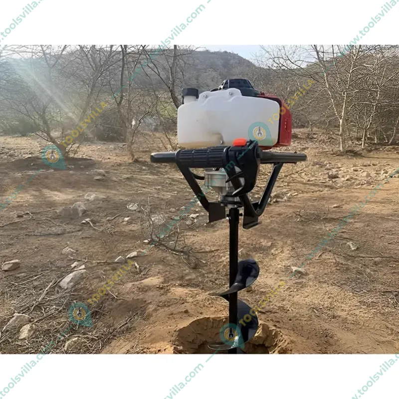 RBD 72-cc Petrol Operated Earth Auger with 10 inch Auger Bit (with 2-Year Warranty)