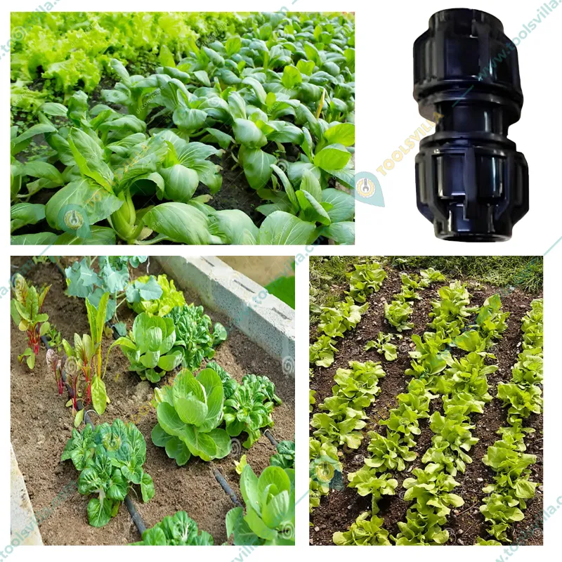 High Quality 63 mm PP Compression Joiner used in Lateral Pipe for Drip Irrigation (Pack of 2 Pcs)