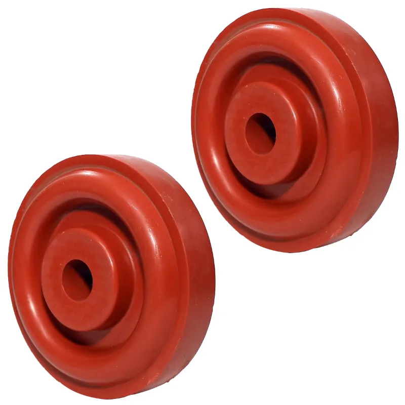 Heavy Duty 75 mm Red S Type Wheel - Pack of 10