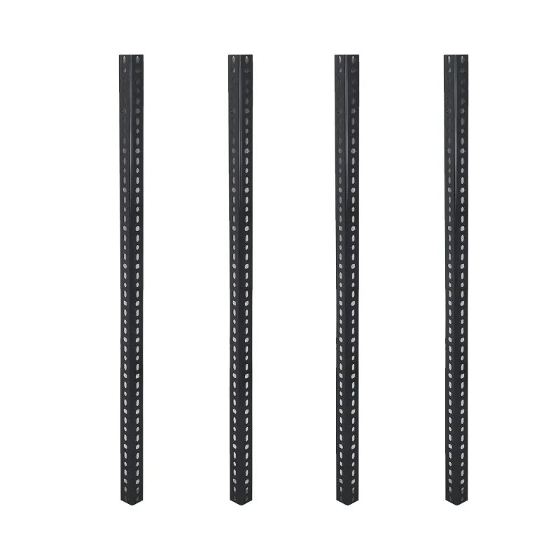 Premium Quality 4 Piece 78 inch Slotted Angle 16 Gauge (Powder Coating)