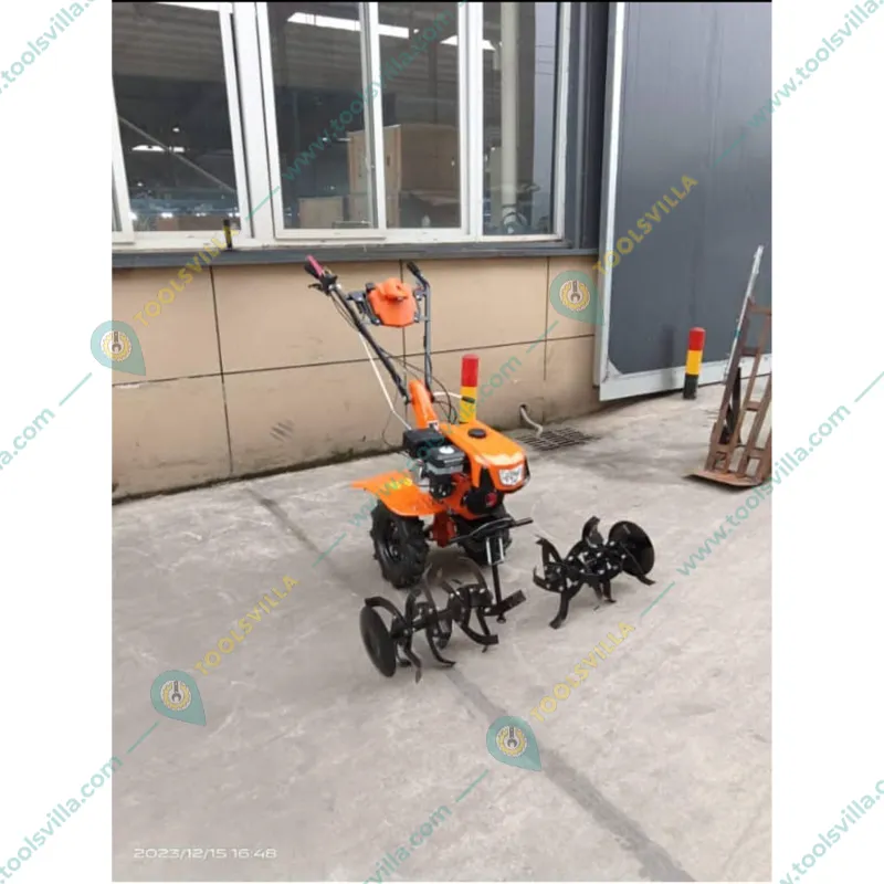 Heavy Duty 7HP Petrol Power Weeder Gear Drive with Headlight, PTO Shaft