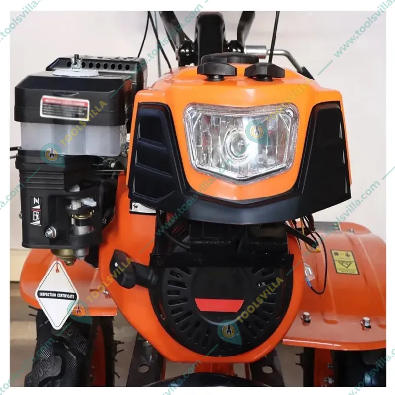 Heavy Duty 7HP Petrol Power Weeder Gear Drive with Headlight, PTO Shaft