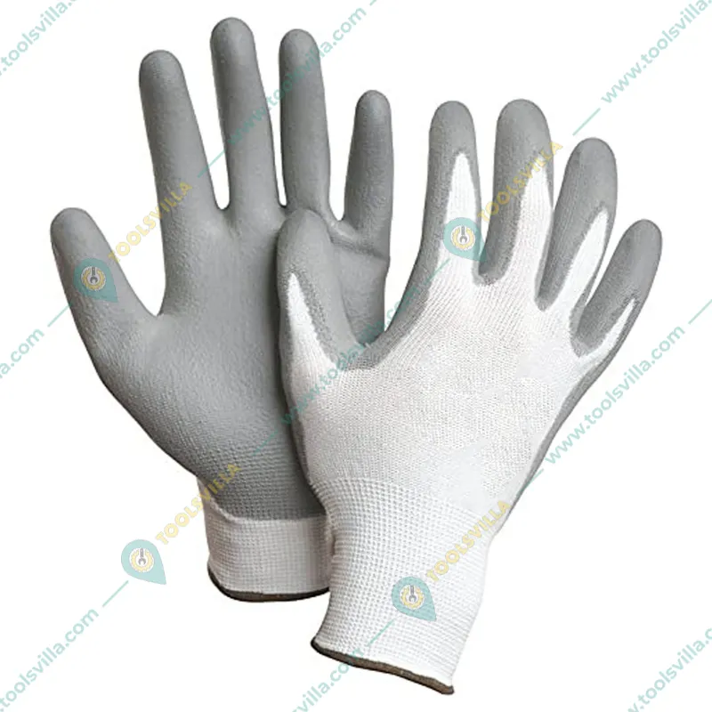 7 Shield Rubber Grade, Cut Resistant, PU Coated Safety Poly-nylon Hand Gloves(Pack-5)