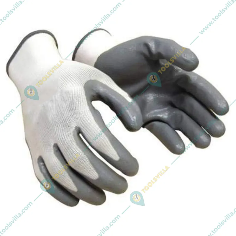 7 Shield Rubber Grade, Cut Resistant, PU Coated Safety Poly-nylon Hand Gloves(Pack-5)