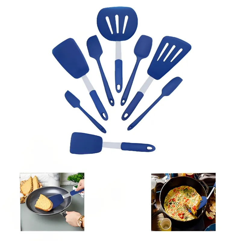 Nonstick 8 Pcs Silicone Spatula for Cooking Baking