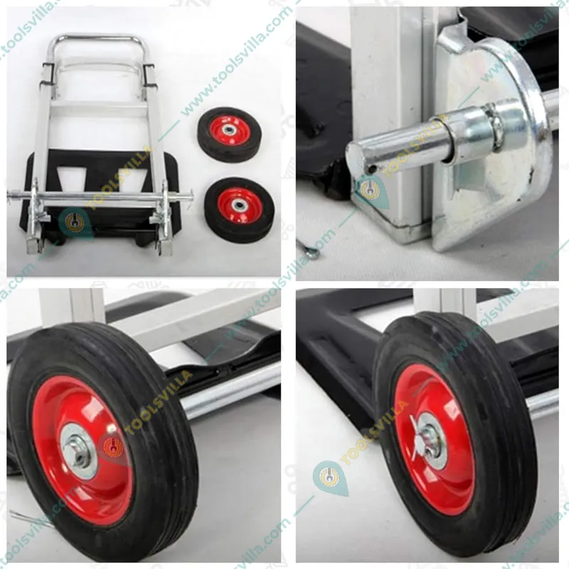 Bigapple 80 Kg Load Capacity Aluminium Portable Platform Hand Trolley