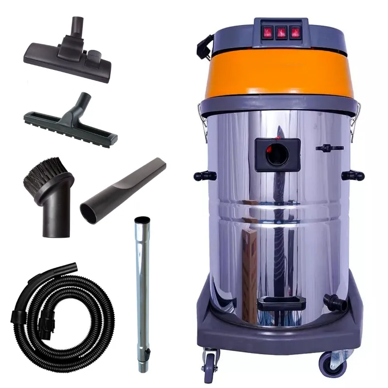 Driger 80 Litre, 1500 W Triple Motor Wet & Dry Vacuum Cleaner With All Accessories, 6 Month Warranty