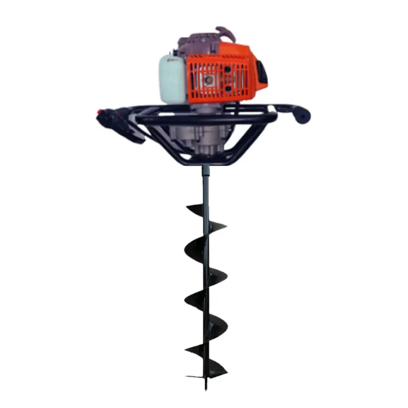 Latson EA82, 4 Stroke 82cc For Earth Auger / Post Hole Digger Engine with 6 Inch Drill Bit | Soil Drilling Machine