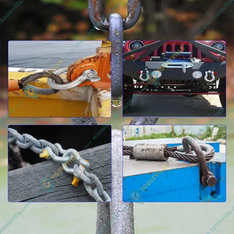 Premium Quality G80 Alloy Steel 8.5 Ton Screw Pin Type Bow Shackle