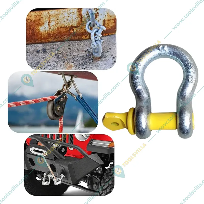 Premium Quality G80 Alloy Steel 8.5 Ton Screw Pin Type Bow Shackle