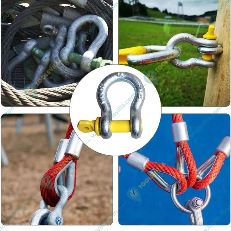 Premium Quality G80 Alloy Steel 8.5 Ton Screw Pin Type Bow Shackle
