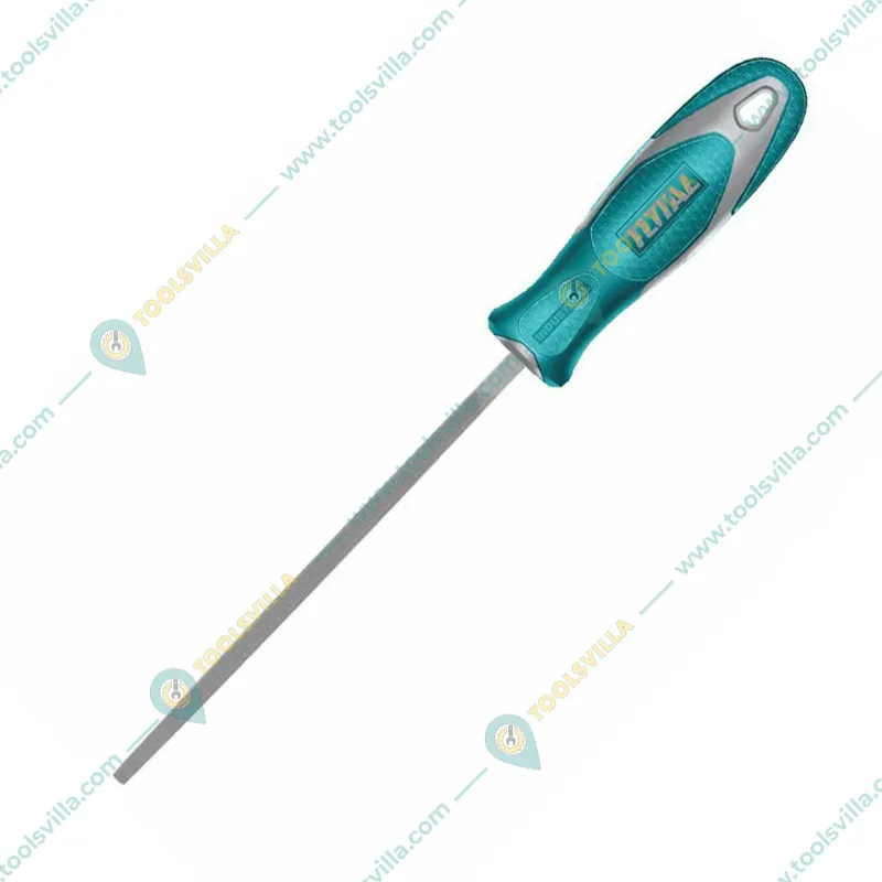 Total 8 Inch / 200 mm Square Steel File (THT91886) Pack of 4