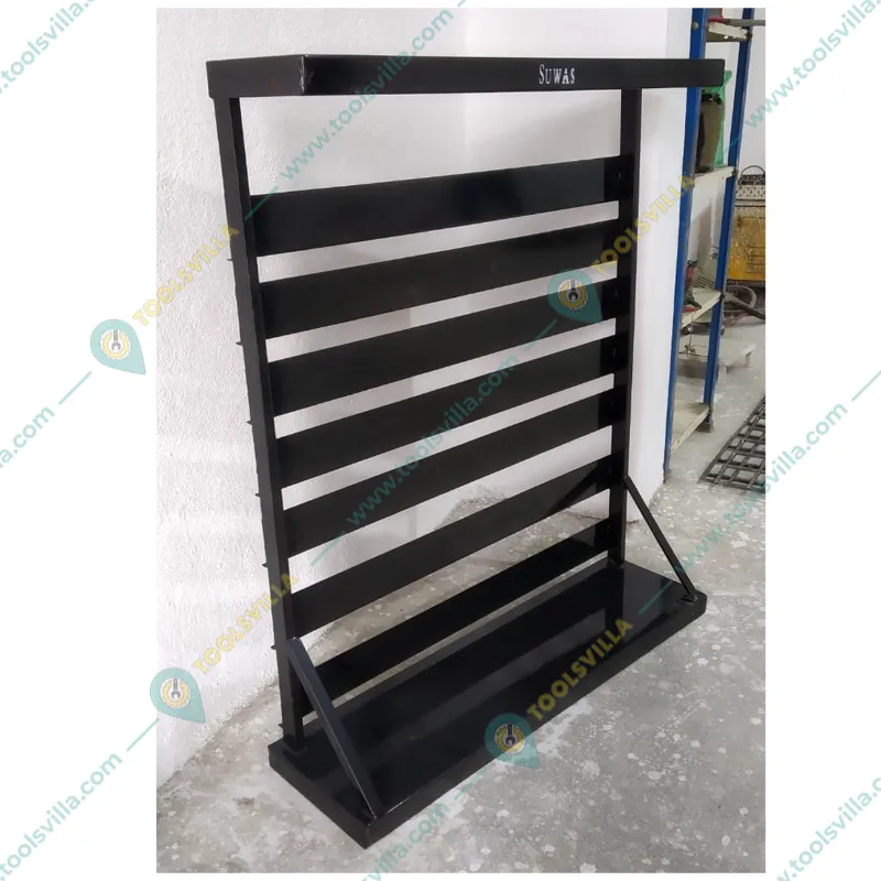 Suwas Trolley 7 Shelves Powder Coated Bin Storage Rack , Load Capacity - 8 Kg/Shelf (Warranty - 1 Year)(SU-BSR-005-1)