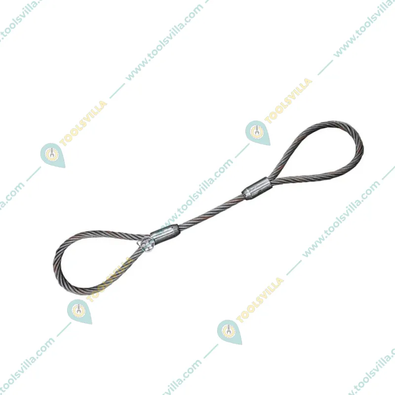 National 8 mm 5 Meter Long Wire Rope Sling For Lifting