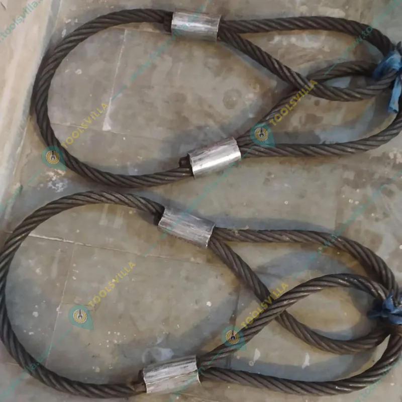 National 8 mm 5 Meter Long Wire Rope Sling For Lifting