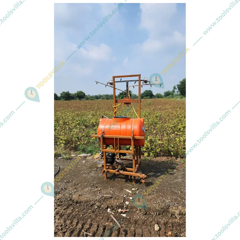 Tractor Mounted Boom Sprayer of 250 L Tank Capacity with 2 Set Stainless Steel Pipe