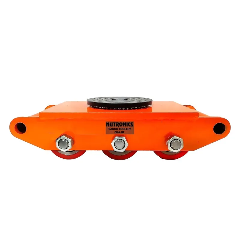 Nutronics 8 Ton Cargo Trolley With 360° Rotation,6 PU Wheels (CRA-8)