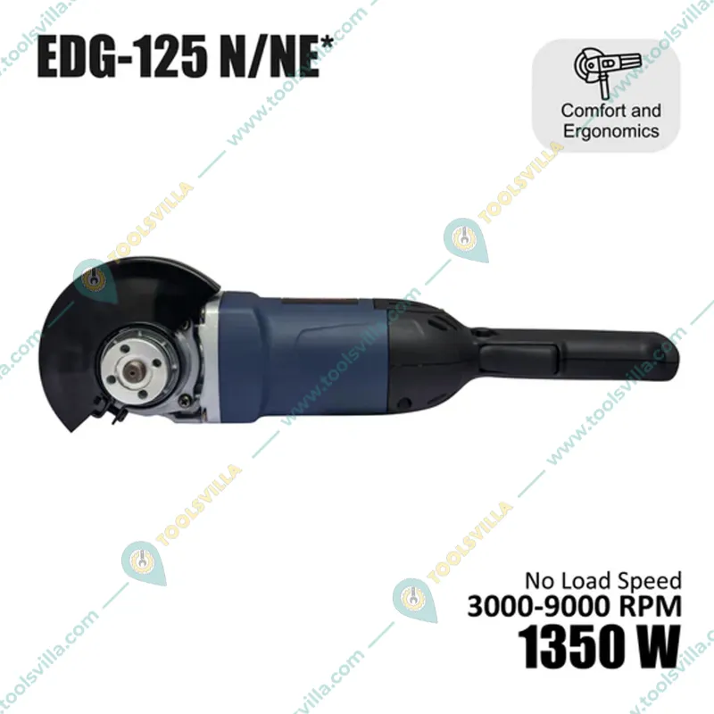 Eastman 125 mm 1350 Watt Angle Grinder, 9000 RPM (EDG-125NE)