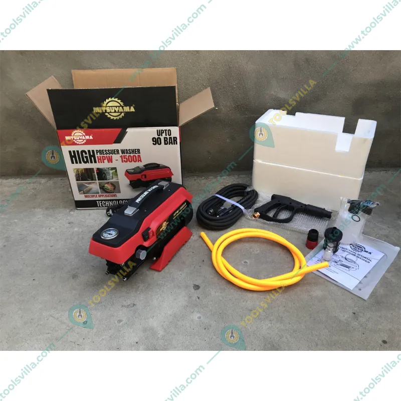 Mitsuyama 1500 W High Pressure Washer, 90 Bar Pressure and 6 LPM Flow Rate (MY-HPW-1500A)