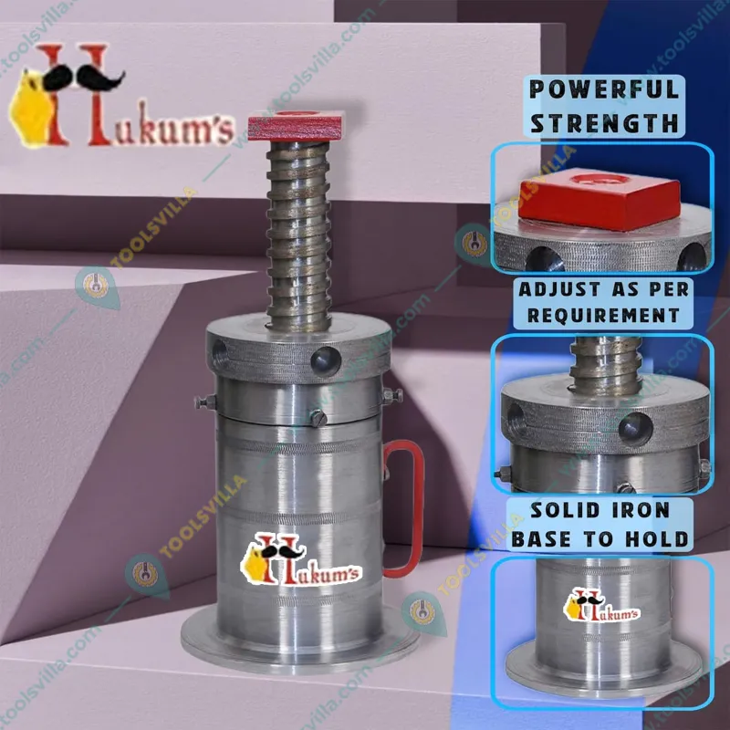 Hukums 90 Ton Capacity Mechanical Screw Jack for Truck, Trailers, Tipper Truck, etc. - 400 mm Max. Lifting Height