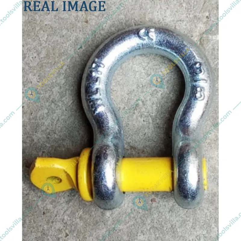 Heavy Duty G80 Alloy Steel 9.5 Ton Screw Pin Type Bow Shackle (Pack of 1)