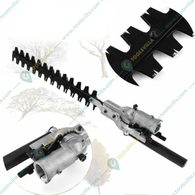 ZEYANG 26mm, 9Spline Hedge Trimmer Attachment for Brush Cutter, 40 cm Blade Length