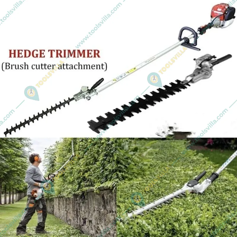 ZEYANG 26mm, 9Spline Hedge Trimmer Attachment for Brush Cutter, 40 cm Blade Length