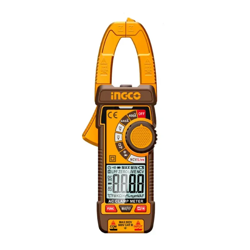 INGCO 4000 Count Digital AC / DC Clamp Meter (DCM62001)