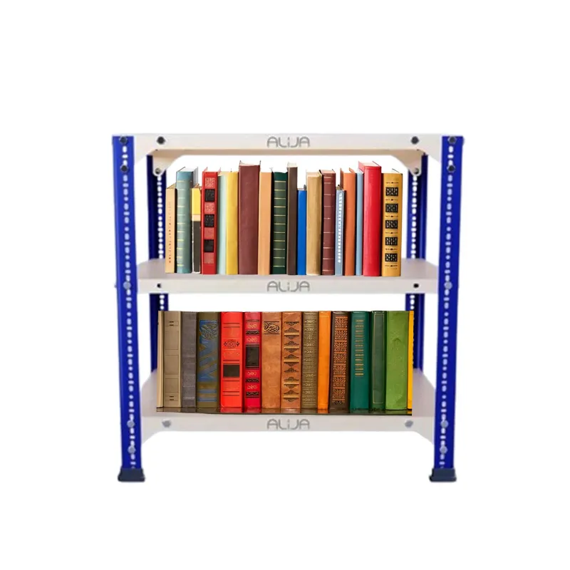 ALIJA 24 x 23 x 15 Inches 3 Shelves Multipurpose Storage Rack(Color-Black,Gauge-24 gauge shelves 18 gauge angle)