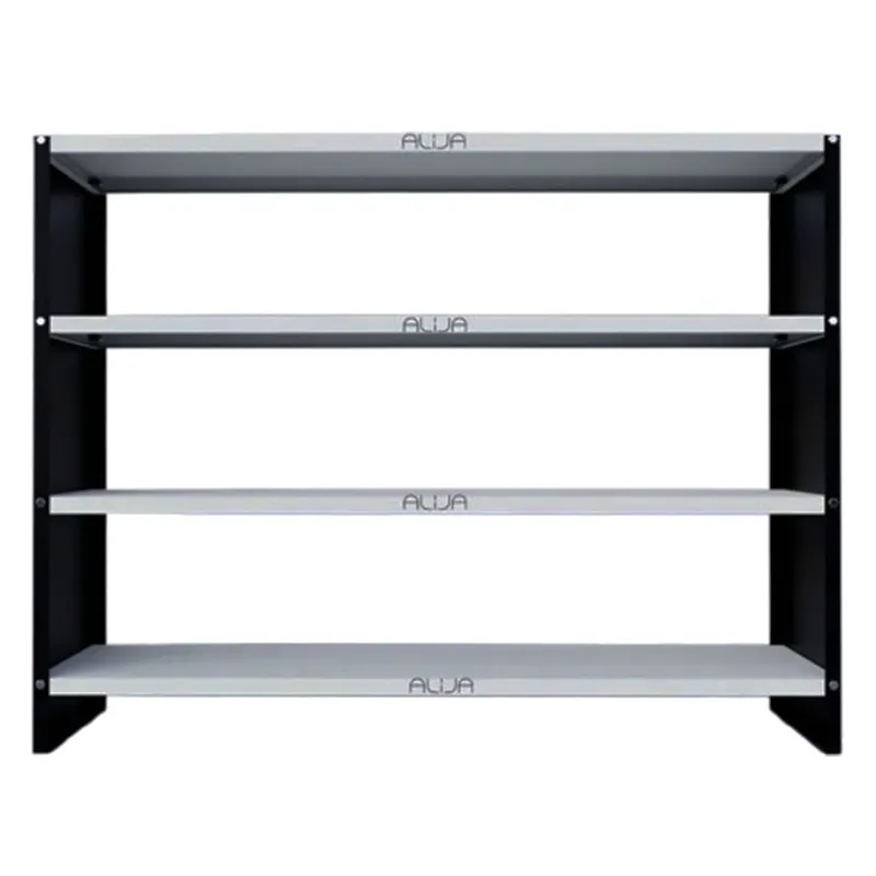 ALIJA Solid Metal Bookcase/Library/Book Shelf/Rack | 36 x47 x 12 Inch (Color-Black)