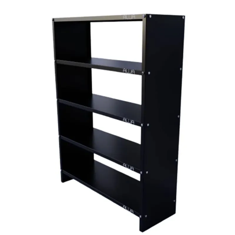 Alija 48 x 35 x 12 Inchs 5 Solid Metal Shelves Multipurpose Rack(Color-Black)
