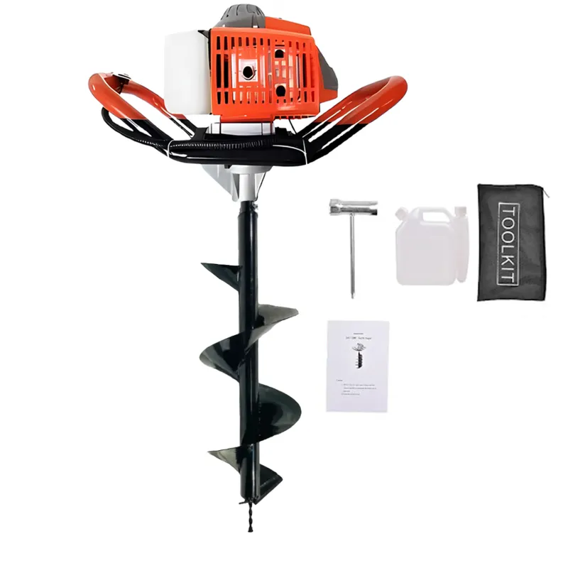 Heavy Duty 63-cc with 254 mm (10 inch) Drill Bit For Earth Auger/ Post Hole Digger Machine