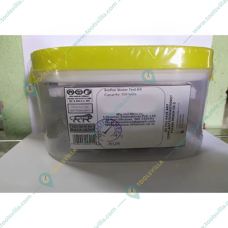 Lifesonic Biofloc Test Kit | 300 Tests Per Kit | Includes 75 Tests for Each of Ammonia, pH, DO and Nitrite