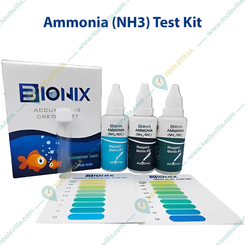 Bionix pH, Ammonia Combo Water Test Kit for Freshwater (200 Tests)