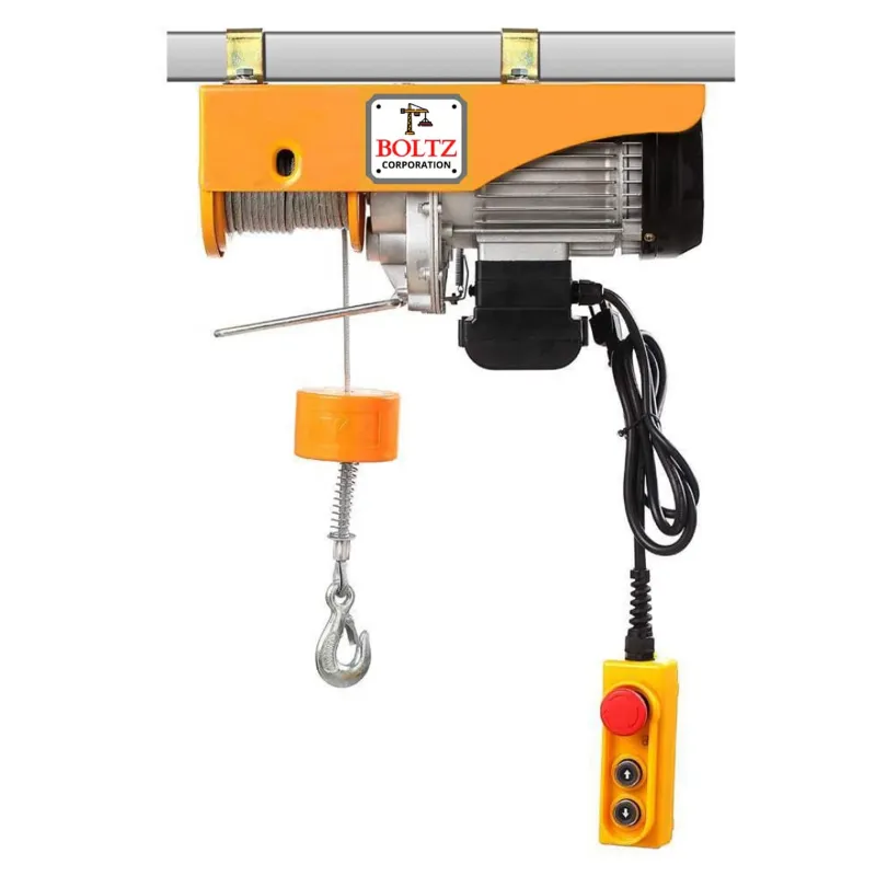 Boltz PA 600 kg Electric Hoist With 1.6 HP 100% Copper Winding Motor, 5 mm Diameter & 20 Meter Long Wire Rope