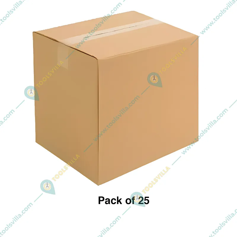 Corrugated Brown Square Packaging Box, 5x5x5 inch(Pack-25 Pcs)