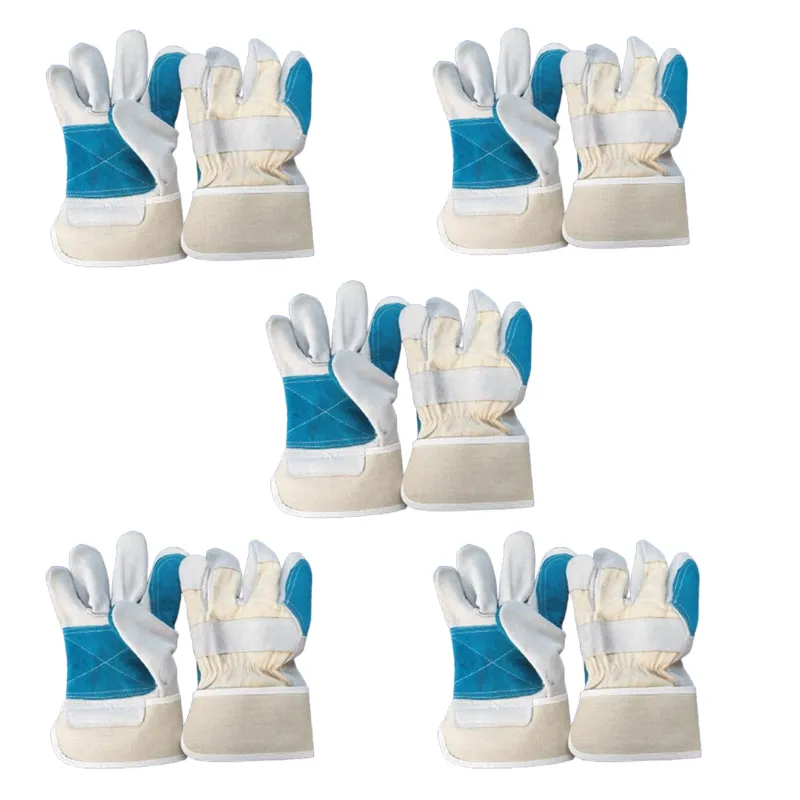 Heavy Duty High Quality Economy Split Canadian Gloves ( PACK OF 5 )