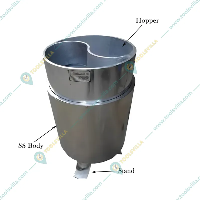 Stainless Steel 1 HP Motor Operated Cabbage Cutter Machine